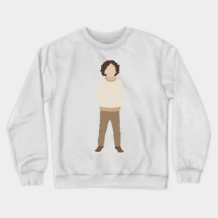 Abstract vector kids and baby lovely boy Composition Crewneck Sweatshirt